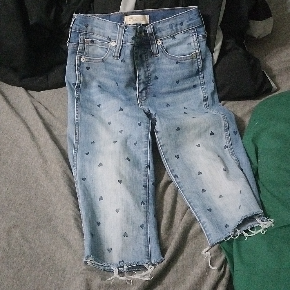 Madewell heart jeans. Size 23